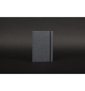 Sketchbook Me Черный металлик нелинованный в твердой обложке A5-