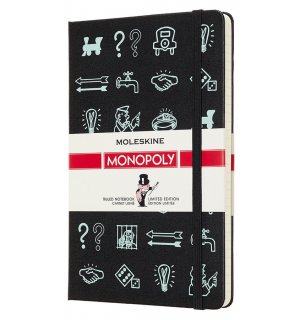 Записная книжка Moleskine Monopoly (в линейку), Large, icons