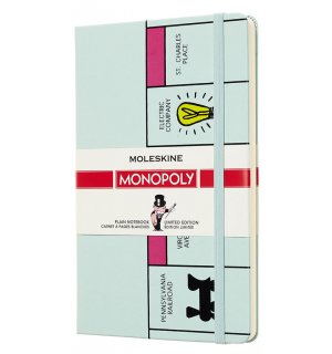 Записная книжка Moleskine Monopoly (нелинованная), Large, icons