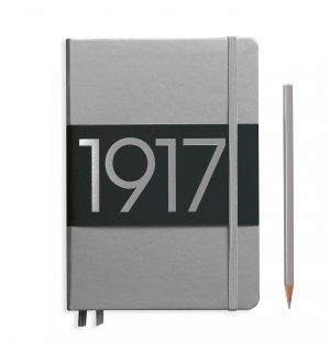 Leuchtturm1917 Medium Notebook Metallic Edition Silver