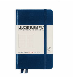Leuchtturm1917 Pocket Notebook Navy (темно-синий)