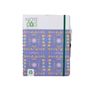 Note Eco Purple Garden