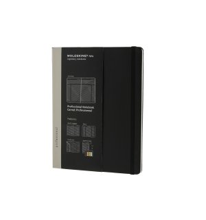 Записная книжка Moleskine Professional (в линейку), XLarge, чёрная
