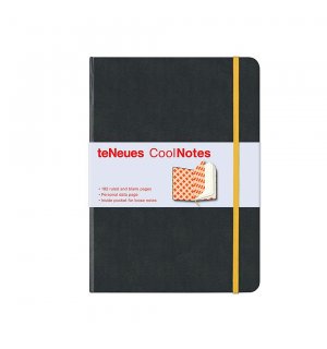 teNeues CoolNotes Black/Argyle Orange