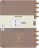 Еженедельник Moleskine SPIRAL XL 2024 Weekly and Monthly Life Planner светло-коричневый