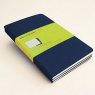 Записная книжка Moleskine Cahier (нелинованная, 3 шт.), Pocket, синяя