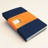 Записная книжка Moleskine Cahier (в линейку, 3 шт.), Pocket, синяя