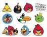Angry Birds. Лист виниловых наклеек А4