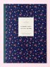 Ardium Flowery Note XL - Navy Flower B5