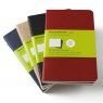 Записная книжка Moleskine Cahier (нелинованная, 3 шт.), Pocket, серая