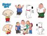 Гриффины (Family Guy). Лист виниловых наклеек А4