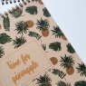 Lol&Kek Скетчбук Spiral Tropical А5 - Pineapple