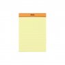 Rhodia Orange A5 Yellow Pad stapled