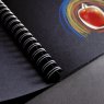Fabriano Black Drawing Book A5 альбом для графики, спираль по короткой стороне