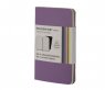 Записная книжка Moleskine Volant (в линейку, 2 шт.), Pocket, пурпурная