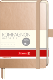 Brunnen Kompagnon Metallic Gold Dot (в точку) A6