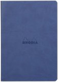 Rhodia Rhodiarama тетрадь на сшивке, сапфировый (в точку)  A5