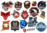 CS Teams. Лист виниловых наклеек А4