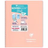 Clairfontaine Тетрадь в клетку на гребне Koverbook Blush коралловая A5