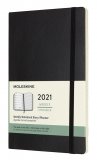 Moleskine Еженедельник Classic Soft Weekly (2021), Large, черный