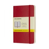 Записная книжка Moleskine Classic Soft (в клетку), Pocket, красная