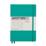 Leuchtturm1917 Еженедельник на 2018 год, неделя на развороте (вертикальный) (Распродажа) Medium