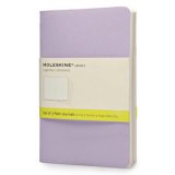 Записная книжка Moleskine Cahier (нелинованная, 3 шт.), Pocket, пастельный набор