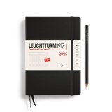 Leuchtturm1917 Ежедневник на 2025 год, Black (черный) день на странице Medium