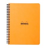 Rhodia Classic оранжевая тетрадь на спирали (в клетку)  A5