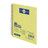 Erich Krause Yellow Block A5 Workbook (спираль по длинной стороне)