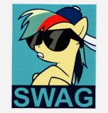 Swag Pony №29. Одиночная наклейка А6