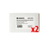 INDINOTES Индексные карточки Index Cards в клетку x2 A6