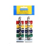 Rapesco Зажим LETTER CLIPS 30 мм (x10), ассорти