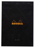 Rhodia Black Blank Pad №18 A4