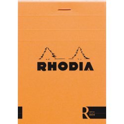 Rhodia Блокнот Basics R №12 оранжевый (нелинованный) A6