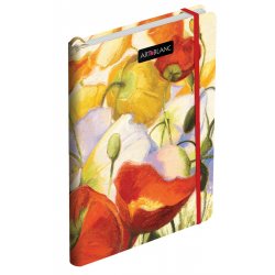 Дизайнерская записная книжка Art Blanc Fleur (в клетку), A6