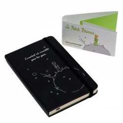 Записная книжка Moleskine Le Petit Prince (нелинованная), Large, черная