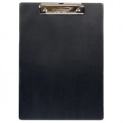 BRAUBERG Доска-планшет "NUMBER ONE A4", с верхним прижимом, А4, картон/ПВХ, черная