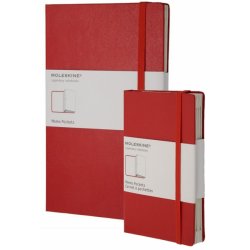 Записная книжка Moleskine Classic (с кармашками), Large, красная