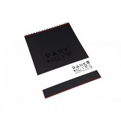 Dark Note Black Блокнот-скетчбук (c красными листами) A6