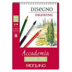 Fabriano Accademia Drawing - блокнот для зарисовок A4 спираль по короткой стороне