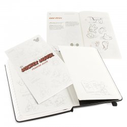 Записная книжка Moleskine Mickey Mouse, Large, чёрный