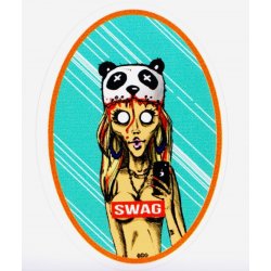 Swag Girl №28. Одиночная наклейка А6