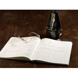 Leuchtturm1917 Master для записи нот - Sheet Music Notebook Black