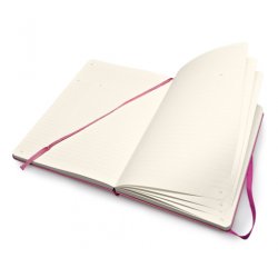 Записная книжка Moleskine Professional (в линейку), Large, розовая