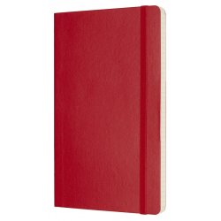 Записная книжка Moleskine Classic Soft (в клетку), Large, красная