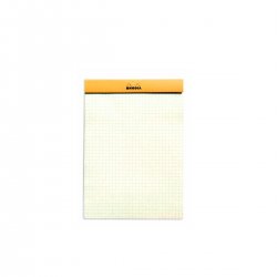 Rhodia Basics Orange A5 №16 Yellow Pad stapled