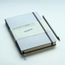 Leuchtturm1917 Medium Notebook Silver