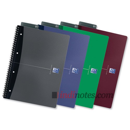 Oxford Office Notebook 100103664 Lote de 5 cuadernos 23 x 29.5 cm, 80 g 